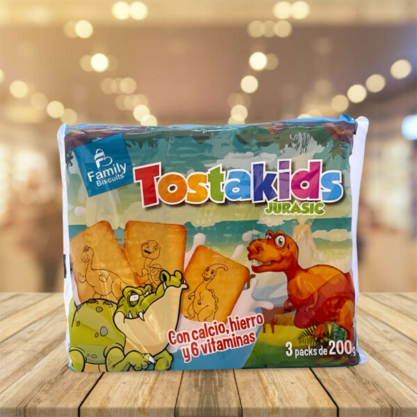 Galletas Family Biscuit "Tostakids" Pack 3x200 gr