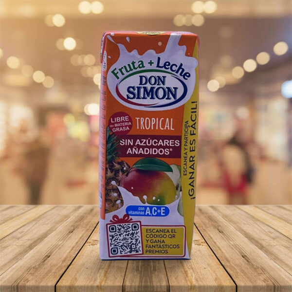 Zumo Fruta+Leche Tropical "Don Simón" 200 Ml Pack 6