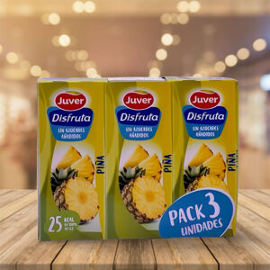 Zumo Piña" Juver" Disfruta 200 Ml 10 Pack 3