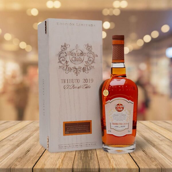 RON "HAVANA" CLUB TRIBUTO 2019 ESTUCHE MADERA 70 CL