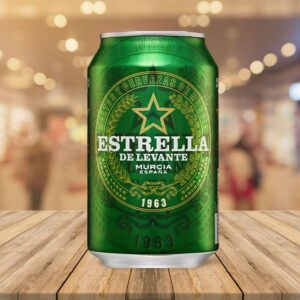 Cerveza "Estrella Levante" 33 cl Bote Pack 24 Unid