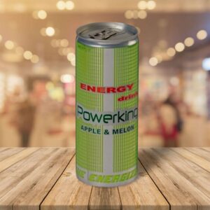 Bebida Energética «Powerking» Apple & Melon 25 Cl Bote Pack 24 Unid