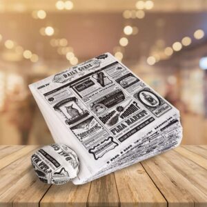 Envuelta Hamburguesa Periodico 28x31 fhs 1000 Unid