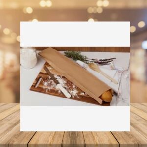 Bolsa Kraft 9+5x50 cm Deco Espigas 35 Gr 1000 Unid