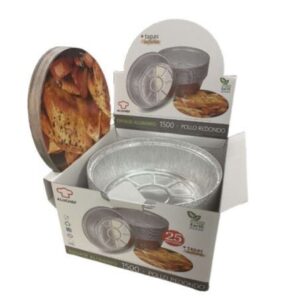 Envase + tapa Pollo Caja Dispensadora 25 Unid