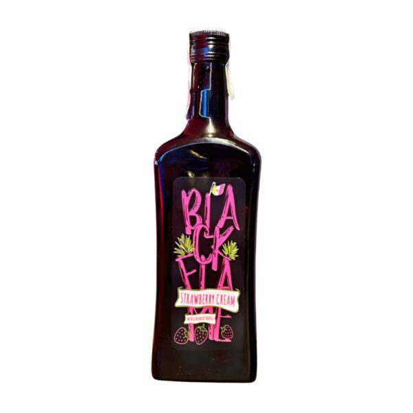 Tequila Crema Fresa "Black Flame" 70 Cl